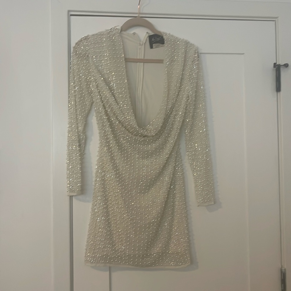 Mac Duggal Pearl Mini Dress